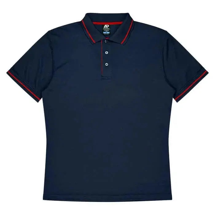 Aussie Pacific Cottesloe Kids Polo Shirt 3319 Aussie Pacific NAVY/RED 4